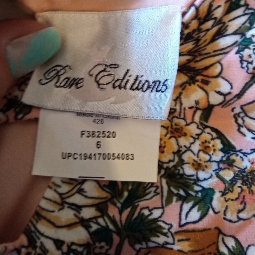 Kids Rare Editions Dress Size 6 - Picture 2 of 2